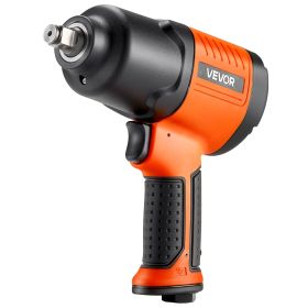 VEVOR Air Impact Wrench, 1/2" Drive Pneumatic Impact Wrench Up to 1100 ft-lbs Reverse Torque