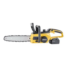 Cordless Chainsaw, 20V 12-Inch Brushless Chainsaw Battery Powered, 4.0Ah Battery and Rapid Charger Included