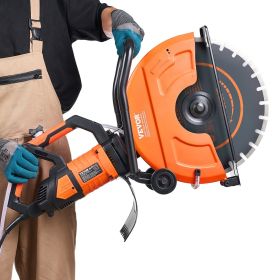 VEVOR Electric Concrete Saw, 16 in, 3200 W 15 A Motor Circular Saw Cutter with Max. 6 in Adjustable Cutting Depth