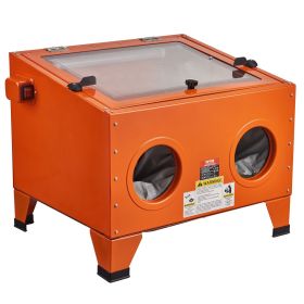 VEVOR 25 Gallon Sandblasting Cabinet, 40-120PSI Portable Benchtop Sand Blasting Cabinet
