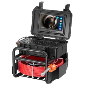 VEVOR Sewer Camera 98 ft/30m Self-Leveling Drain Camera with 512Hz Transmitter