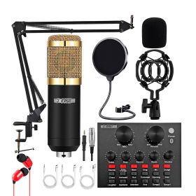 5 CORE Condenser Microphone Bundle, Podcast Equipment Bundle w/Mixer, Mic Arm Stand, Shock Mount