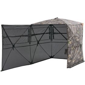 Portable Hunting Blind See Through Ground Deer Blinds 2-3 Person Carrying Bag